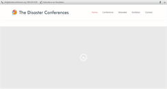 Desktop Screenshot of disasterconferences.org